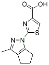 2-(3-METHYL-5,6-DIHYDROCYCLOPENTA[C]PYRAZOL-1(4H)-YL)-1,3-THIAZOLE-4-CARBOXYLIC ACID Structure
