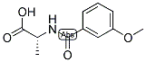 (2R)-2-[(3-METHOXYBENZOYL)AMINO]PROPANOIC ACID Struktur