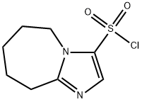 6,7,8,9-TETRAHYDRO-5H-IMIDAZO[1,2-A]AZEPINE-3-SULPHONYL CHLORIDE Struktur