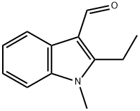 2-ETHYL-1-METHYL-1H-INDOLE-3-CARBALDEHYDE Struktur
