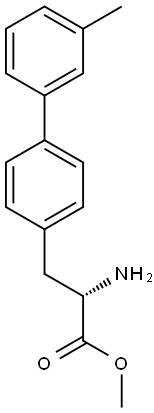 METHYL (2S)-2-AMINO-3-[4-(3-METHYLPHENYL)PHENYL]PROPANOATE Struktur