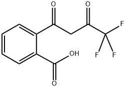 4,4,4-TRIFLUORO-1-(2-CARBOXYPHENYL)BUTANE-1,3-DIONE Struktur
