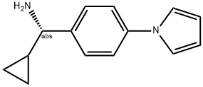 (1S)CYCLOPROPYL(4-PYRROLYLPHENYL)METHYLAMINE Struktur