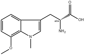 7-METHOXY-1-METHYL-D-TRYPTOPHAN Struktur