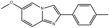 6-METHOXY-2-(4-METHYL PHENYL)IMIDAZOLO(1,2-A)PYRIDINE Struktur