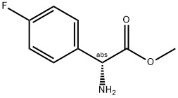 (R)-AMINO-(4-FLUORO-PHENYL)-ACETIC ACID METHYL ESTER Struktur