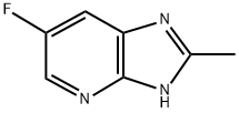 6-FLUORO-2-METHYL-3H-IMIDAZO[4,5-B]PYRIDINE Struktur