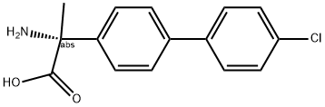 (2R)-2-AMINO-2-[4-(4-CHLOROPHENYL)PHENYL]PROPANOIC ACID Struktur