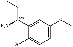 (1R)-1-(2-BROMO-5-METHOXYPHENYL)PROPYLAMINE Struktur