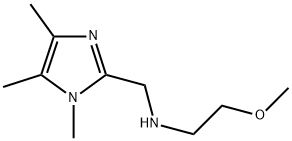 (2-METHOXY-ETHYL)-(1,4,5-TRIMETHYL-1H-IMIDAZOL-2-YLMETHYL)-AMINE Struktur