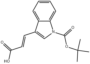 3-(2-CARBOXY-VINYL)-INDOLE-1-CARBOXYLIC ACID TERT-BUTYL ESTER