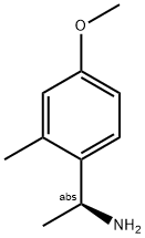 (1S)-1-(4-METHOXY-2-METHYLPHENYL)ETHYLAMINE Struktur