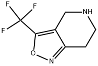 3,4,5,6-HEXAHYDRO-7-(TRIFLUOROMETHYL)PYRIDO-[4,3-C]-ISOXAZOLE Struktur