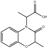 2-(2-METHYL-3-OXO-2,3-DIHYDRO-BENZO[1,4]OXAZIN-4-YL)-PROPIONIC ACID Struktur