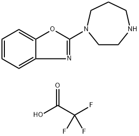 2-[1,4]DIAZEPAN-1-YL-BENZOOXAZOLE TRIFLUOROACETATE Struktur