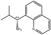 (1R)-2-METHYL-1-(8-QUINOLYL)PROPYLAMINE Struktur