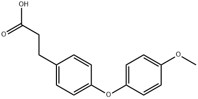 3-(4-(4-METHOXYPHENOXY)PHENYL)PROPANOIC ACID Struktur
