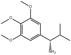 (1S)-2-METHYL-1-(3,4,5-TRIMETHOXYPHENYL)PROPYLAMINE Struktur
