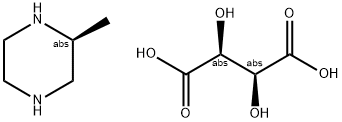 (S)-2-METHYLPIPERAZINE (D) TARTARIC ACID SALT Structure