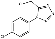 5-(CHLOROMETHYL)-1-(4-CHLOROPHENYL)-1H-TETRAZOLE Struktur
