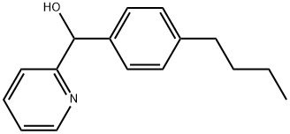 4-N-BUTYLPHENYL-(2-PYRIDYL)METHANOL Struktur