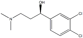 (R)-1-(3,4-DICHLORO-PHENYL)-3-DIMETHYLAMINO-PROPAN-1-OL Struktur