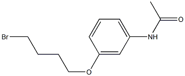 N-[3-(4-BROMO-BUTOXY)-PHENYL]-ACETAMIDE Struktur