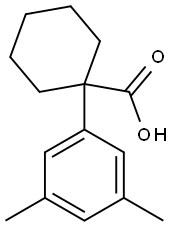 1-(3,5-DIMETHYLPHENYL)CYCLOHEXANECARBOXYLIC ACID Structure
