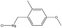 4-METHOXY-2-METHYLBENZYLMAGNESIUM CHLORIDE Struktur