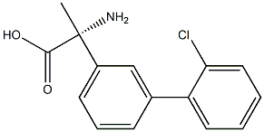 (2R)-2-AMINO-2-[3-(2-CHLOROPHENYL)PHENYL]PROPANOIC ACID Struktur