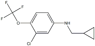 (1S)[3-CHLORO-4-(TRIFLUOROMETHOXY)PHENYL]CYCLOPROPYLMETHYLAMINE Struktur