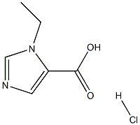 3-ETHYL-3H-IMIDAZOLE-4-CARBOXYLIC ACID HYDROCHLORIDE Struktur