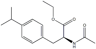 AC-DL-PHE(4-IPR)-OET Struktur