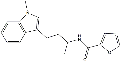N-[1-METHYL-3-(1-METHYL-1H-INDOL-3-YL)PROPYL]-2-FURAMIDE|