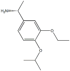 (1R)-1-[3-ETHOXY-4-(METHYLETHOXY)PHENYL]ETHYLAMINE Struktur