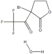 A-BROMO-A-TRIFLUOROACETYL-G-BUTYROLACTONE, HYDRATE Struktur