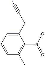 (3-METHYL-2-NITRO-PHENYL)-ACETONITRILE Struktur