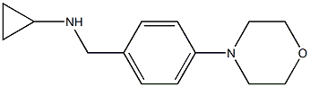 (1R)CYCLOPROPYL(4-MORPHOLIN-4-YLPHENYL)METHYLAMINE Struktur