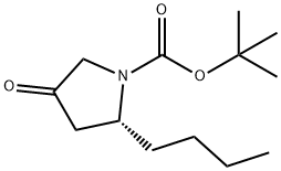 (2R)-2-BUTYL-4-OXOPYRROLIDINE, N-BOC PROTECTED Struktur