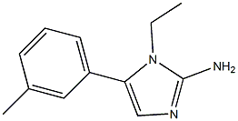 1-ETHYL-5-M-TOLYL-1H-IMIDAZOL-2-YLAMINE Struktur