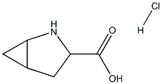 2-AZABICYCLO[3.1.0]HEXANE-3-CARBOXYLIC ACID HYDROCHLORIDE Structure