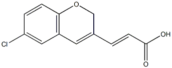 (2E)-3-(6-CHLORO-2H-CHROMEN-3-YL)ACRYLIC ACID