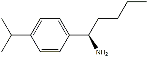 (1R)-1-[4-(METHYLETHYL)PHENYL]PENTYLAMINE Struktur