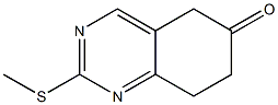 5,6,7,8-TETRAHYDRO-2-METHYLTHIO-6-QUINAZOLINONE Struktur