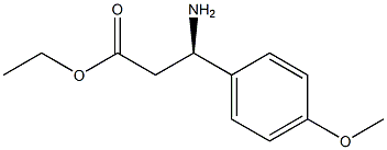 (R)-3-AMINO-3-(4-METHOXYPHENYL)PROPIONIC ACID ETHYL ESTER Struktur
