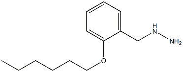 (2-HEXYLOXY-BENZYL)-HYDRAZINE Struktur