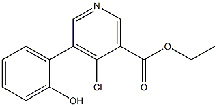 4-CHLORO-5-(2-HYDROXYPHENYL)-NICOTINIC ACID ETHYL ESTER