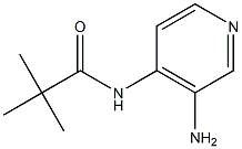 N-(3-AMINO-PYRIDIN-4-YL)-2,2-DIMETHYL-PROPIONAMIDE Struktur