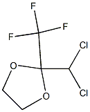 2-(DICHLOROMETHYL)-2-(TRIFLUOROMETHYL)-1,3-DIOXOLANE Struktur