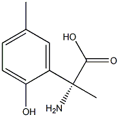 (2R)-2-AMINO-2-(2-HYDROXY-5-METHYLPHENYL)PROPANOIC ACID Struktur